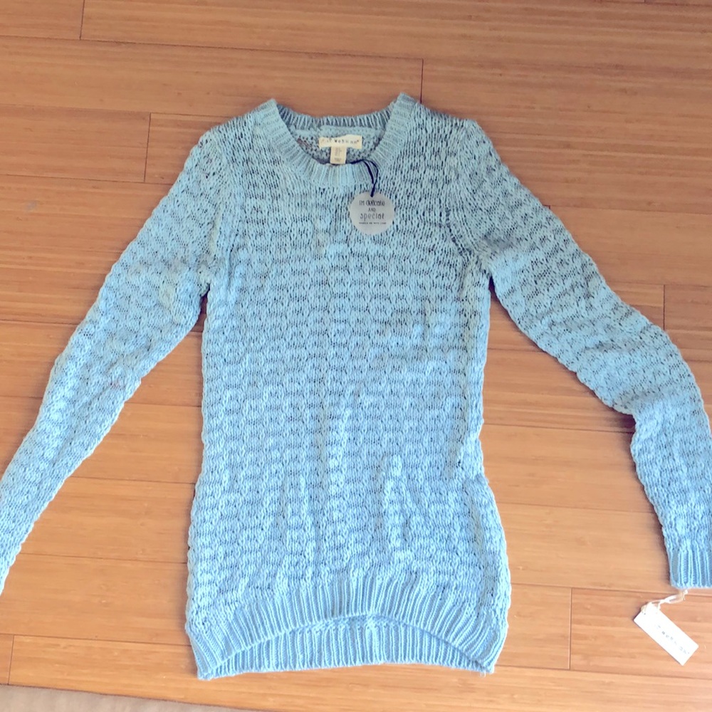 If it Were Me brand sweater, sea green blue, brand new, size S